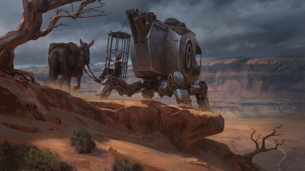 acaratus cage mech backdrop hd wallpaper