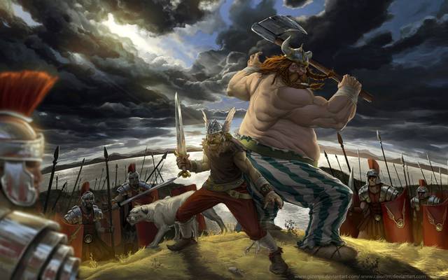 asterix and obelix hd wallpaper