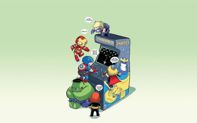 baby, funny, hulk, black widow, thor, hawkeye, iron man, captain america, baby avengers hd wallpaper
