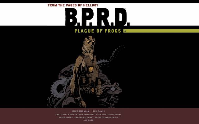 b.p.r.d plague of frogs hd wallpaper