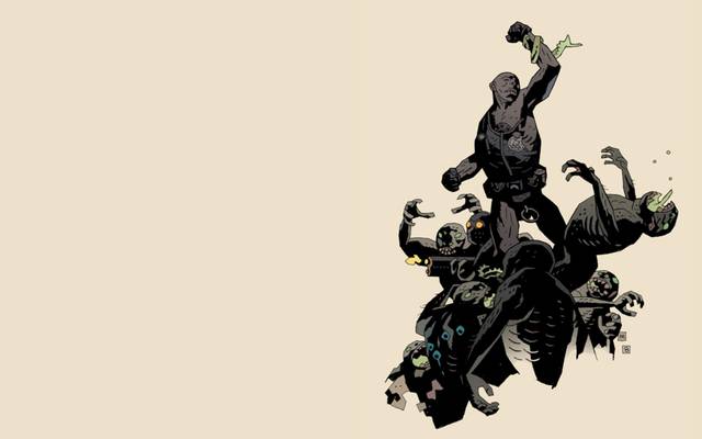 b.p.r.d war on frogs hd wallpaper