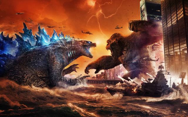movie, godzilla vs kong, movie godzilla vs kong 4k ultra hd wallpaper