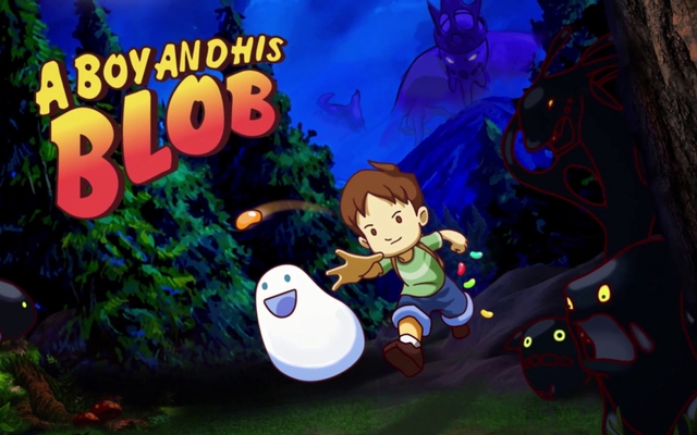 a boy and his blob hd wallpaper