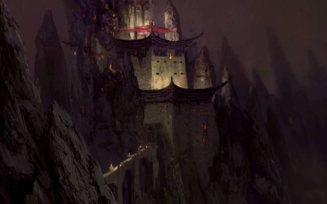 castle, fantasy, age of conan: rise of the godslayer hd wallpaper